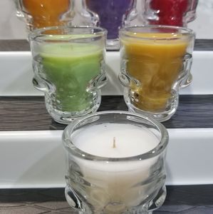 Skull scented candles